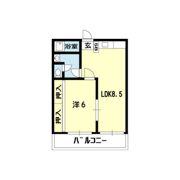 ヴァンヴェールM1の間取り画像