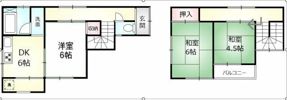 二葉戸建ての間取り画像