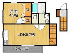 レゾン岩瀬I・IIの間取り画像