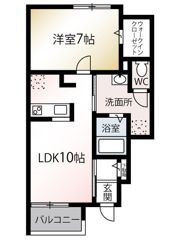 オークフォレスト市ヶ尾A棟の間取り画像