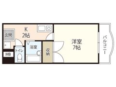K&KビルドB棟の間取り画像