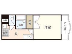 K&KビルドB棟の間取り画像