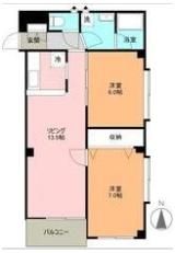 サンライズマンション並榎の間取り画像