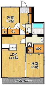 エスポワールIの間取り画像