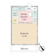 半道ハイツの間取り画像