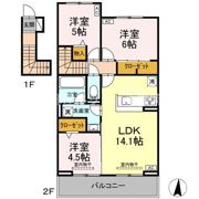 セジュール池田の間取り画像