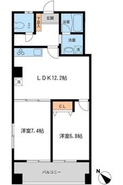 フィオーレ月島の間取り画像