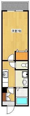 オールージュM1の間取り画像