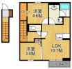 D-ROOM下城野の間取り画像