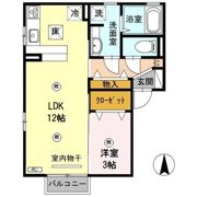 ミオポルト松本の間取り画像