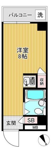 エレガンス浜田山の間取り画像