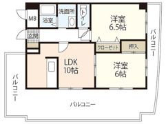 エラーヴル楽々園の間取り画像