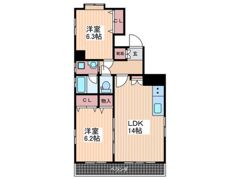 アバンティ堺町の間取り画像