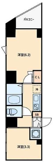 フェニックス横濱関内の間取り画像