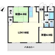 笹部豊中マンションの間取り画像