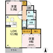 スペリアージュ B棟の間取り画像