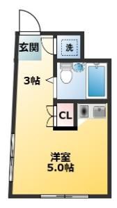 コーポ三和の間取り画像