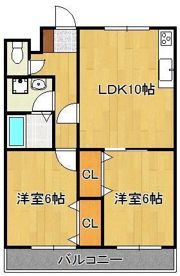 パインコート松籟通りの間取り画像