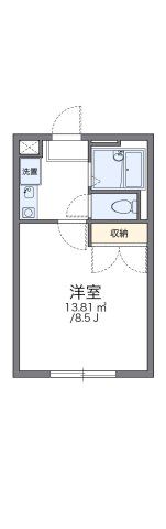 レオパレスクラージュの間取り画像