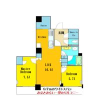 ザ・タワー横浜北仲の間取り画像