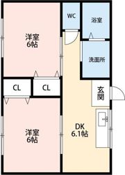 フェリースの間取り画像