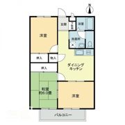 フォブール大井Bの間取り画像
