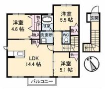 プランドール B棟の間取り画像