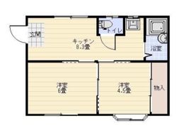 山﨑コーポの間取り画像