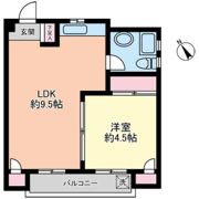 土屋マンションの間取り画像