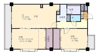 エスペラール中田の間取り画像