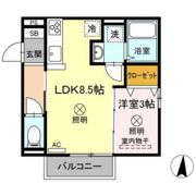 Elpis Ⅰの間取り画像