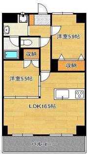 THE SQUARE Suite Residenceの間取り画像