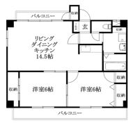 コーポはるの間取り画像