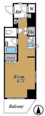 ガリシアヒルズ西麻布EASTの間取り画像