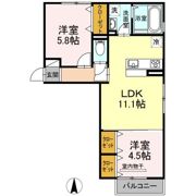 ファミーユ リーフの間取り画像