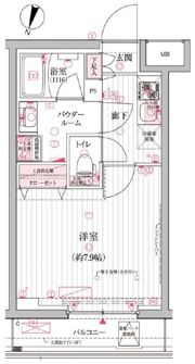 ARCOBALENO SAKURASHINMACHIの間取り画像