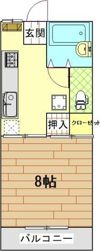 ハイツブルーボーネットの間取り画像