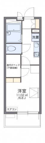 レオパレス萩崎の間取り画像