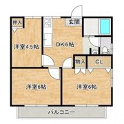 レインボーハイツ1の間取り画像