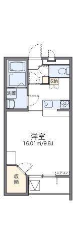 レオパレスαの間取り画像