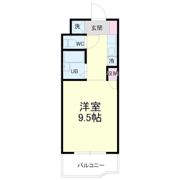 アップル第3マンションの間取り画像