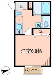 キャメル川口朝日の間取り画像