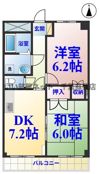 グリーンヒルズの間取り画像
