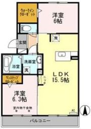 ラ・グラシューズの間取り画像