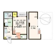 IMPERIAL RESIDENCE塚本の間取り画像