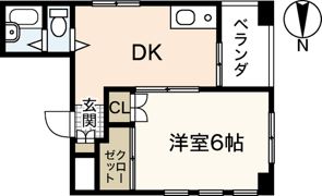 第1片山ビルの間取り画像
