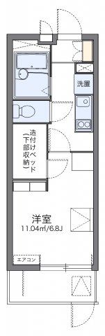 レオパレスIZUO Ⅱの間取り画像