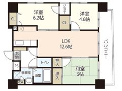 ユアコート東原の間取り画像