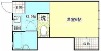 メゾン汐入の間取り画像
