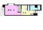 デリアス木屋町の間取り画像